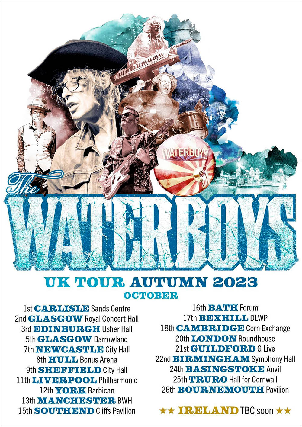 waterboys uk tour dates 2023